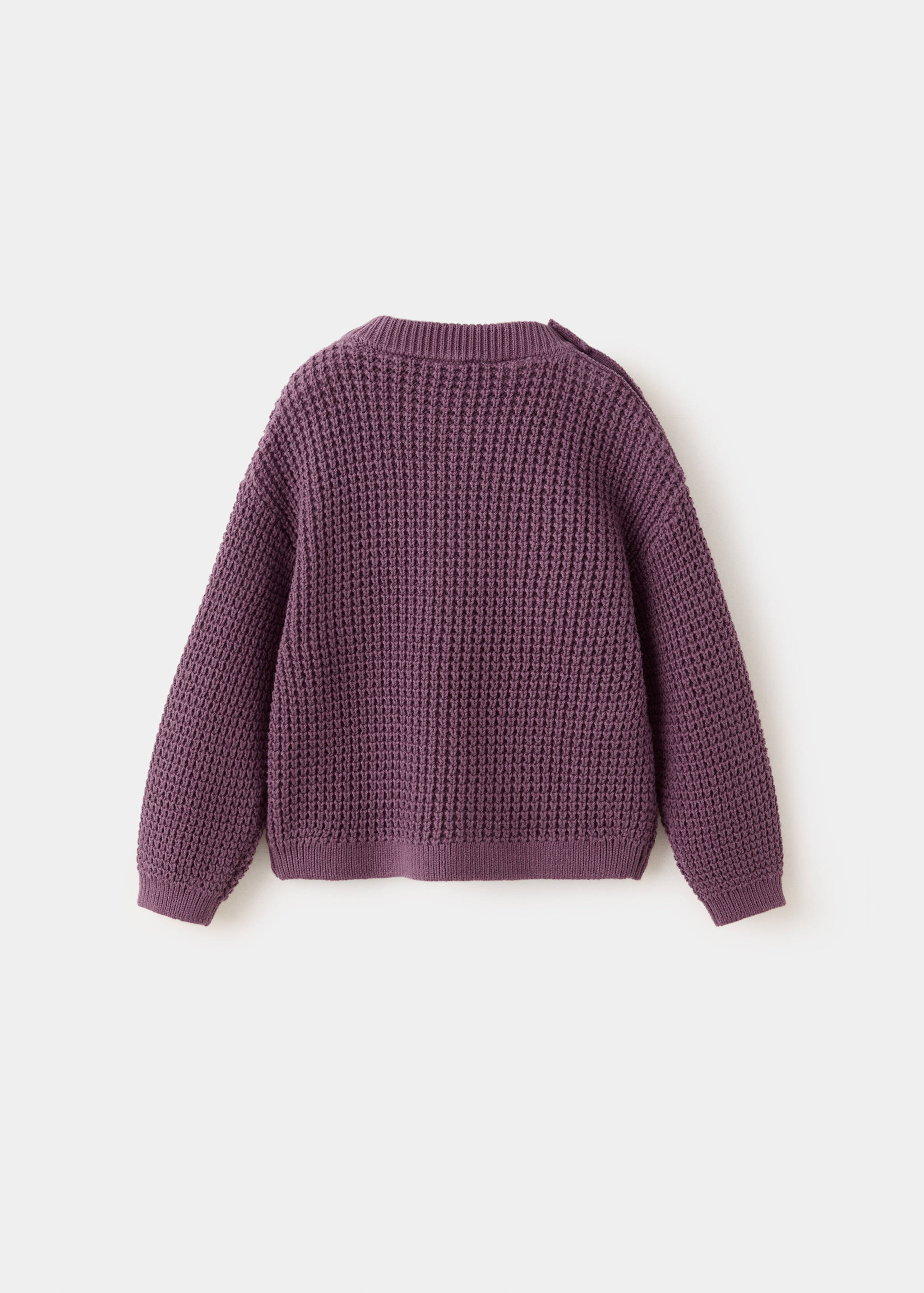 Relaxed-fit knitted sweater - Reverse of the article