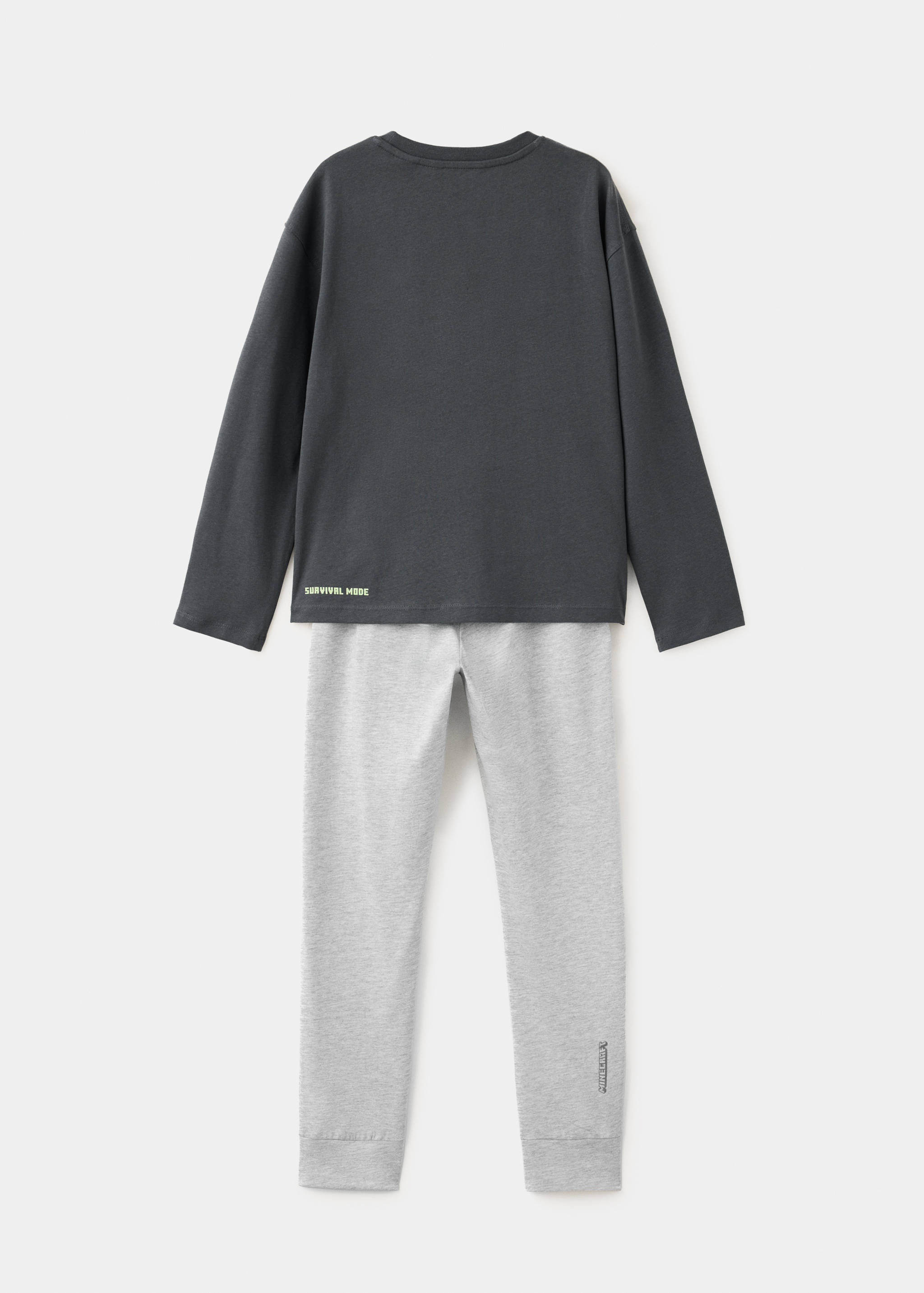 Full printed cotton pyjamas set - Reverse of the article
