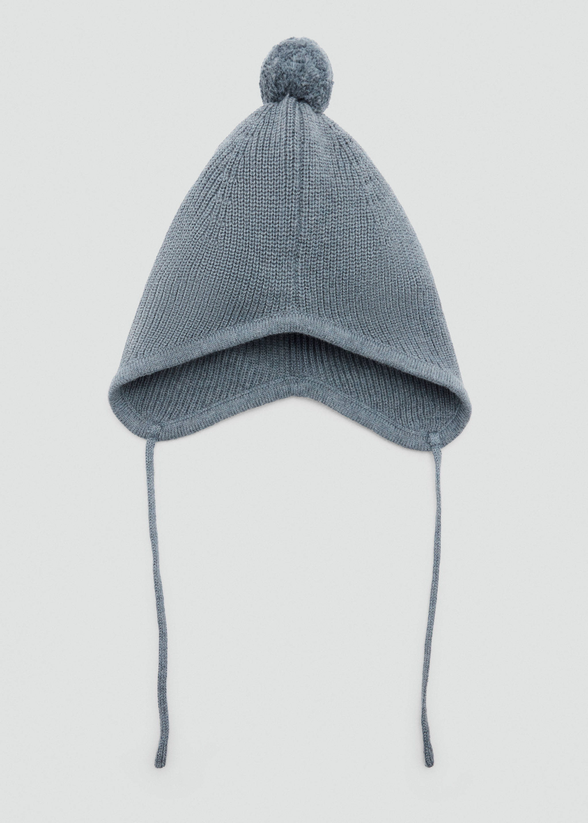 Pom pom cable-knit beanie - Details of the article 2