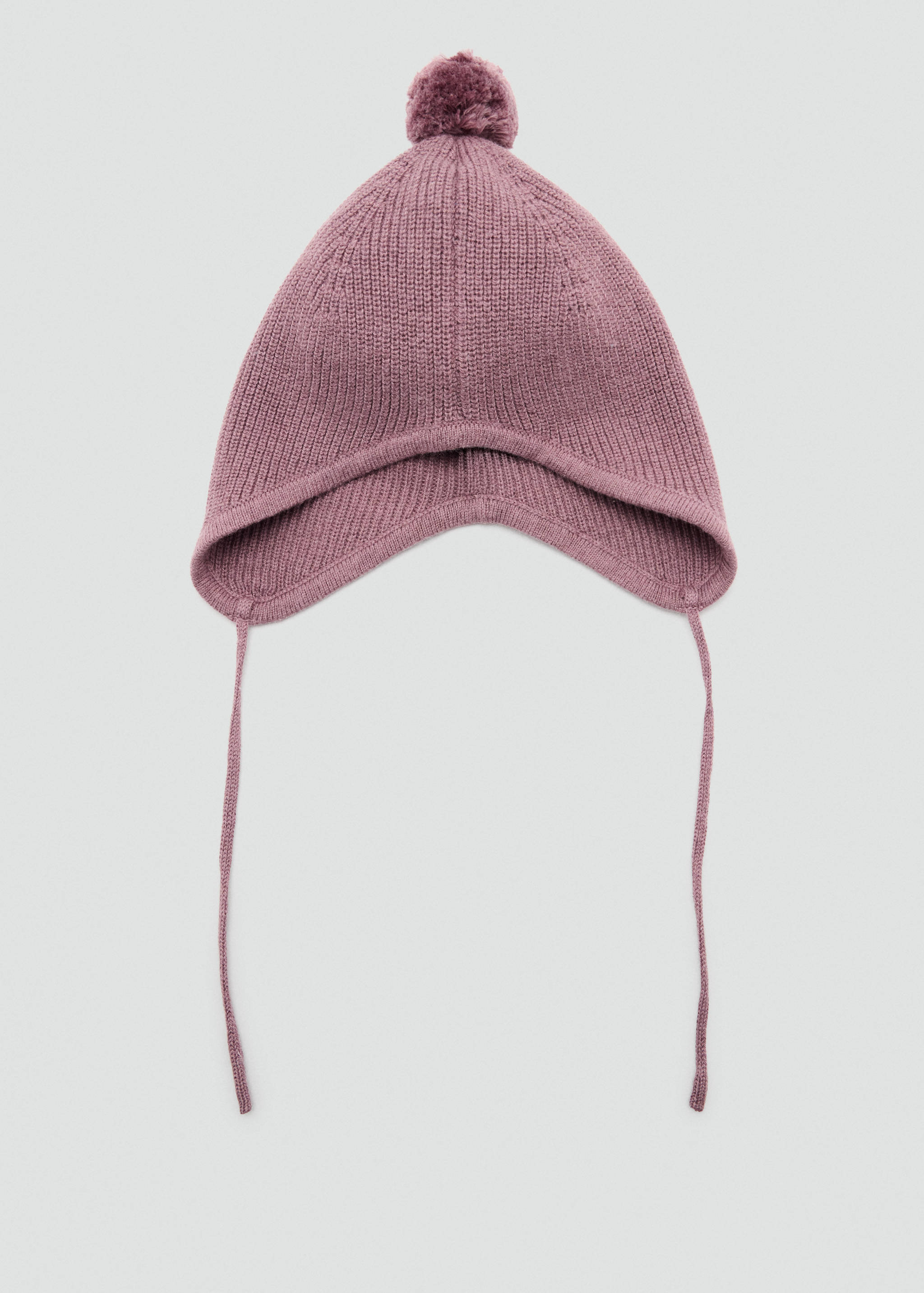 Pom pom cable-knit beanie - Details of the article 2