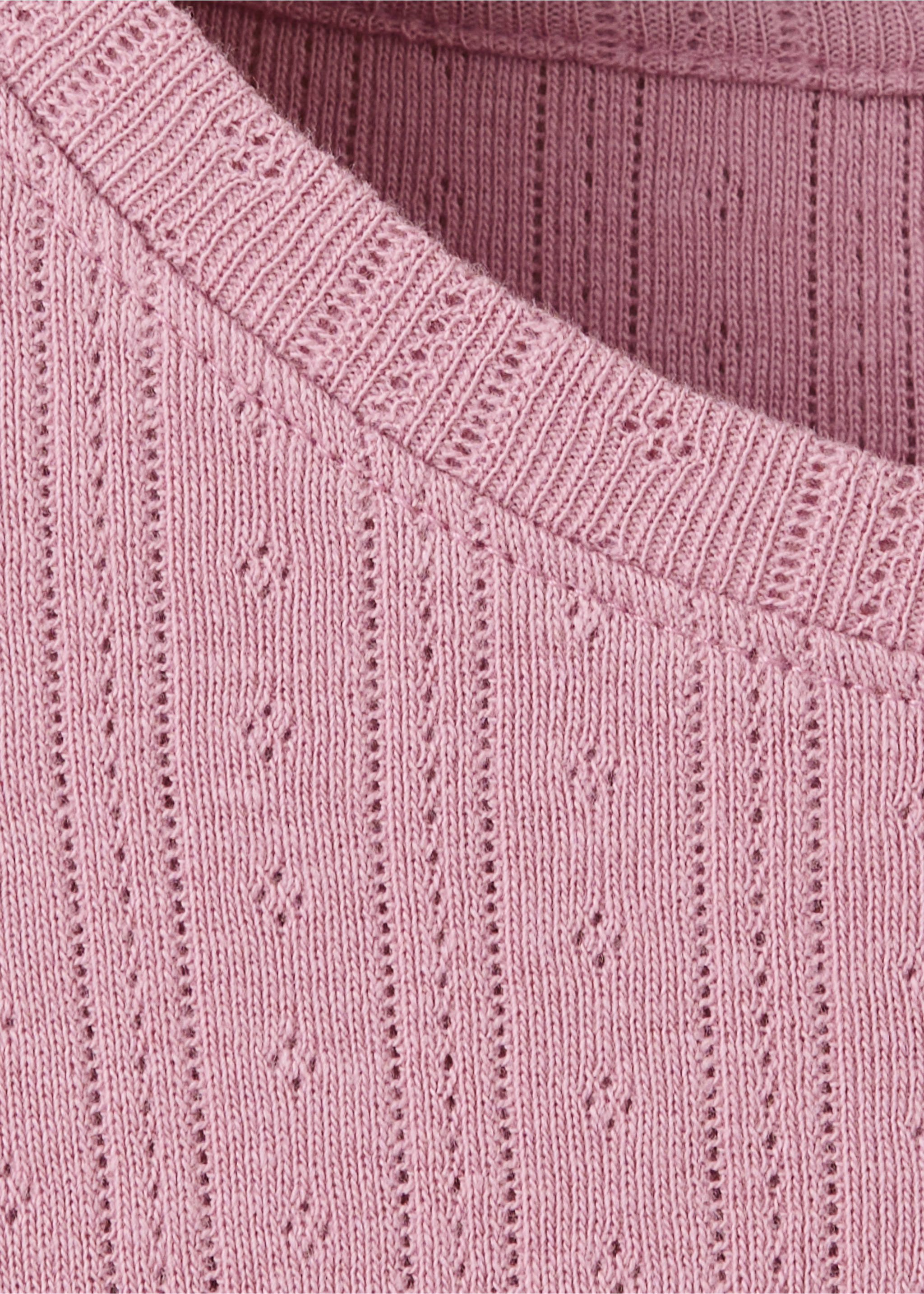 Long ribbed pyjama - Details of the article 8, Pink. Ref: 37074425-00.