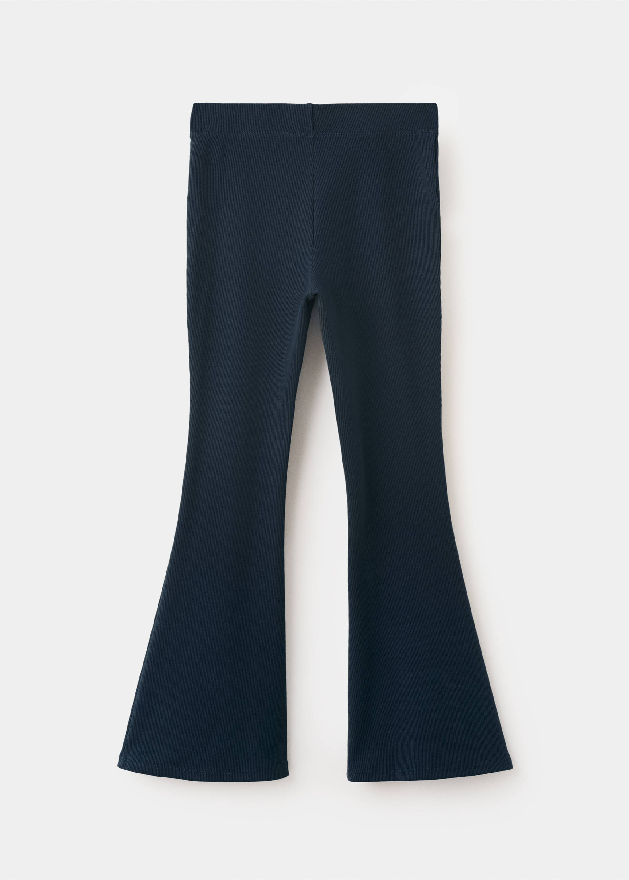Leggings ribflare - Verso de l’article, Bleu marine foncé. Ref: 37074428-00.