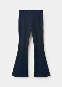Ribbed flare leggings — Dark Navy 3
