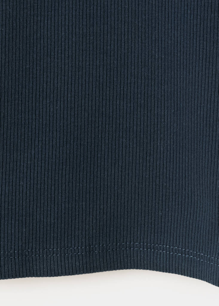 Ribbed flare leggings — Dark Navy