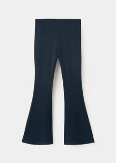 Ribbed flare leggings — Dark Navy 1