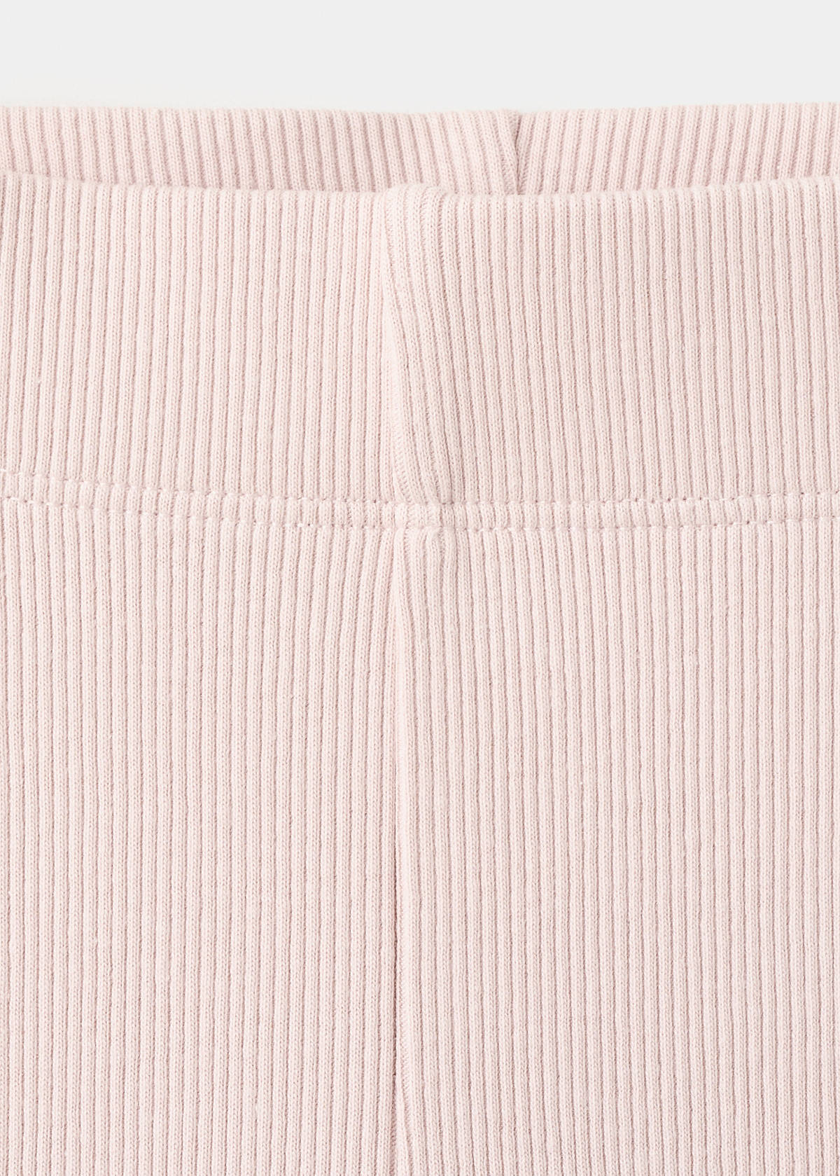 Ribbed flare leggings — Pink