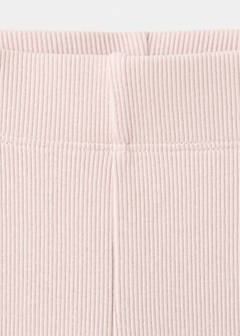 Ribbed flare leggings — Pink 2