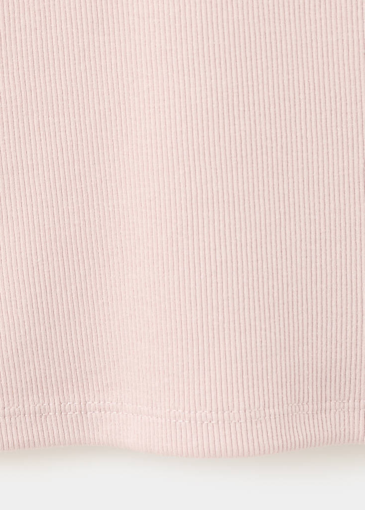 Ribbed flare leggings — Pink
