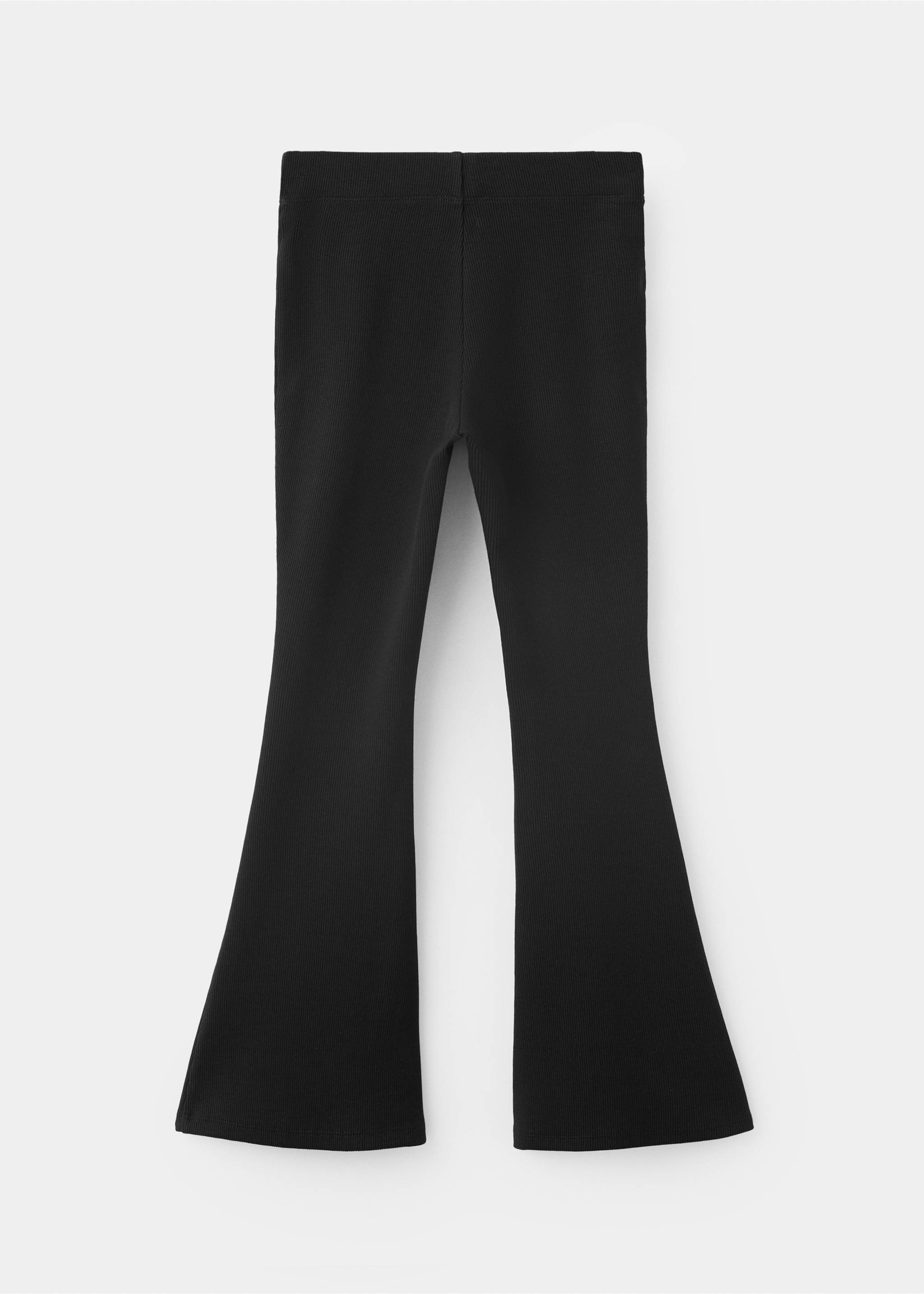 Leggings ribflare - Verso de l’article, Noir. Ref: 37074428-00.