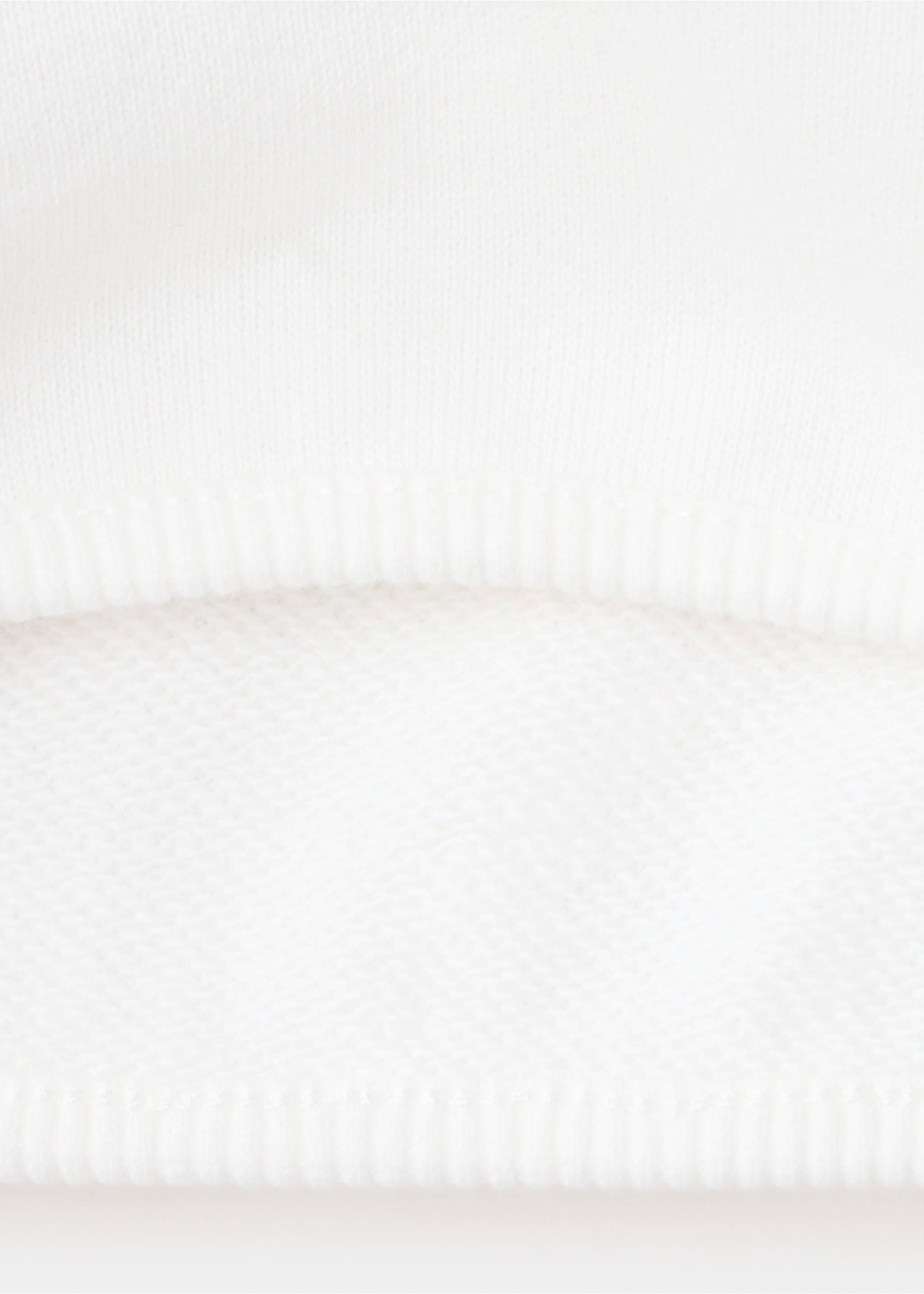 Sweat-shirt coton détails brodés - Détail de l'article 0, Blanc cassé. Ref: 37074429-00.