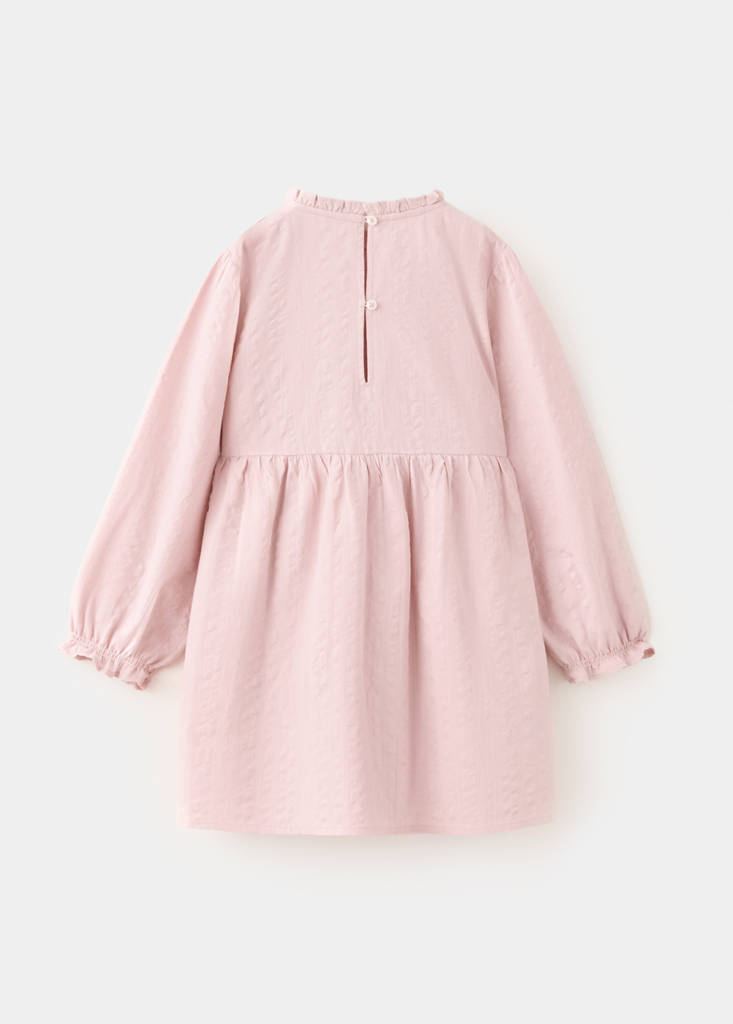 Cotton dress with embroidered details