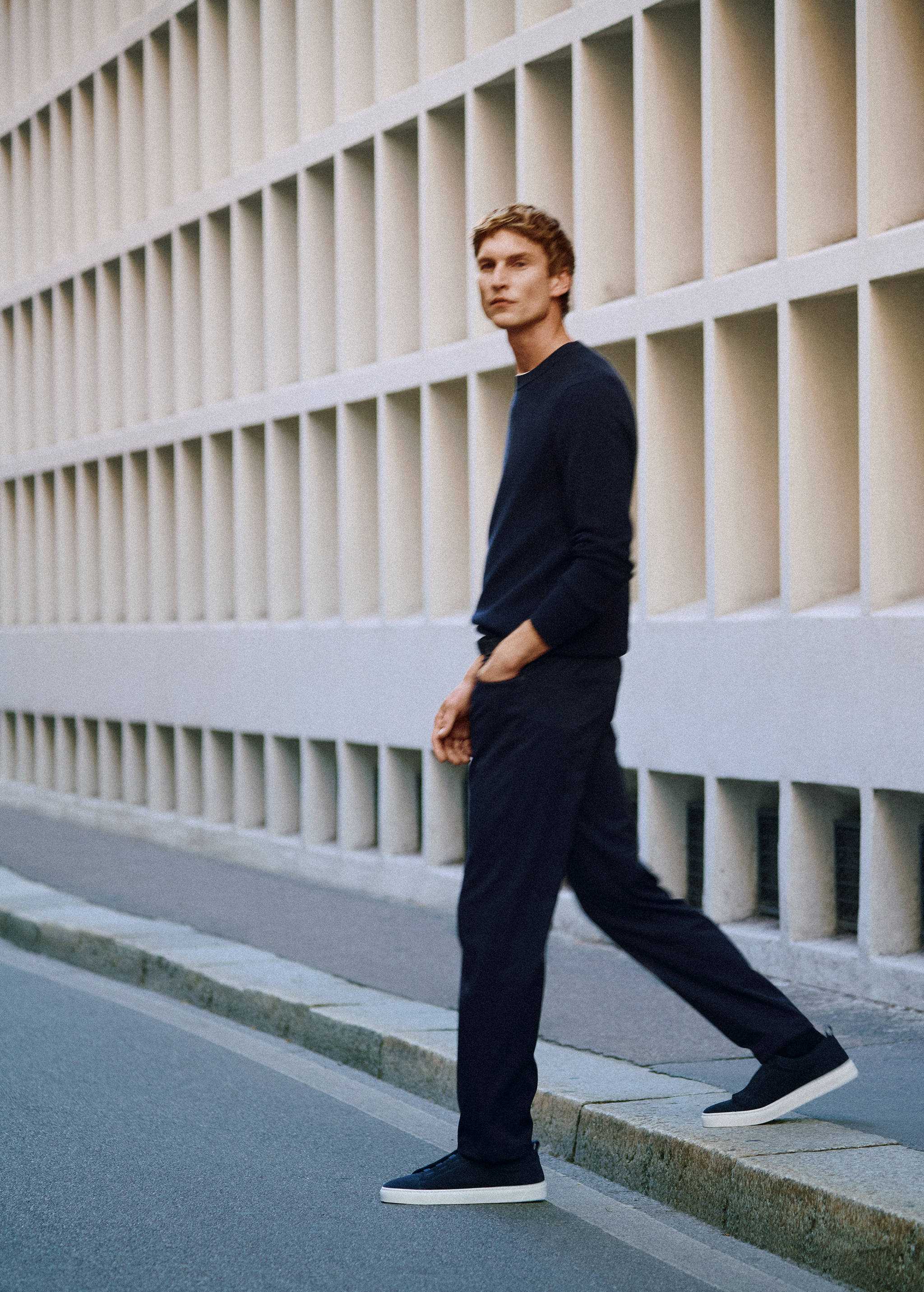 Suede leather trainer with Vibram® sole - Details of the article 5