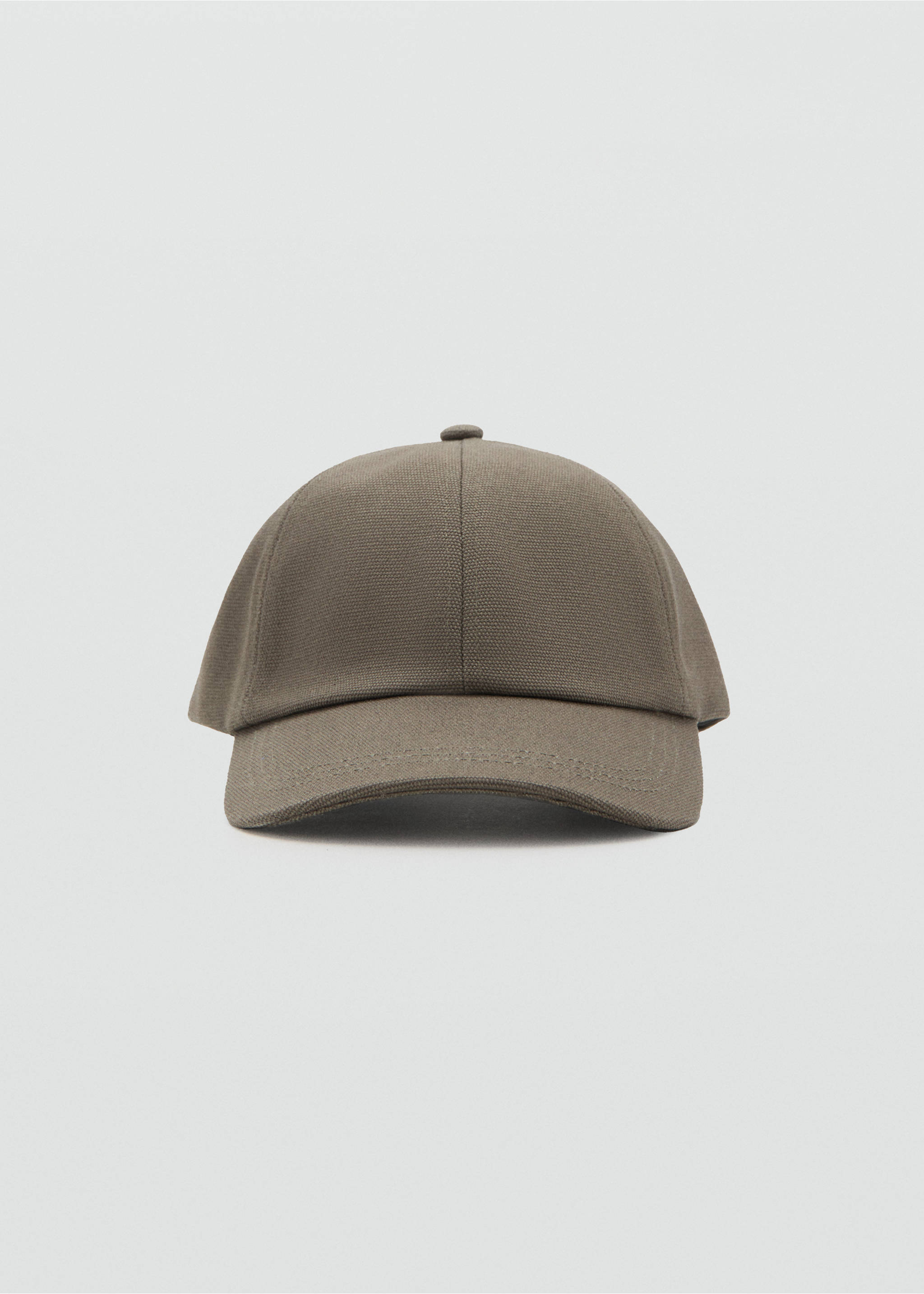 Gorra algodón piqué - Plano medio, Topo. Ref: 37074433-00.