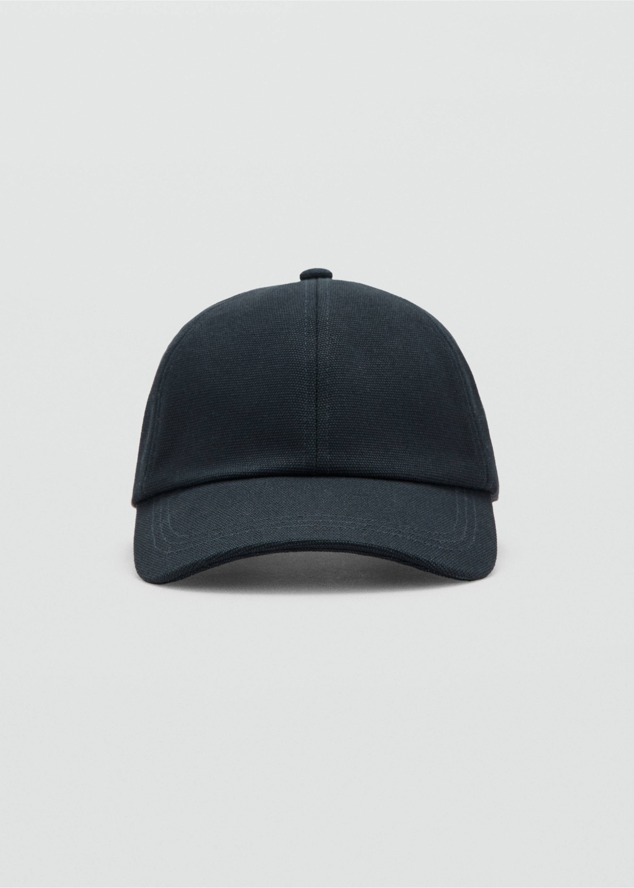Gorra algodón piqué - Plano medio, Azul marino. Ref: 37074433-00.