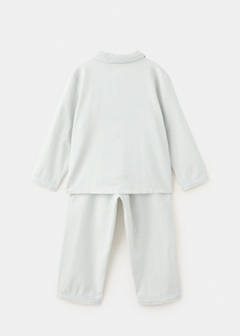 Set of long check pyjamas — Aqua Green 3