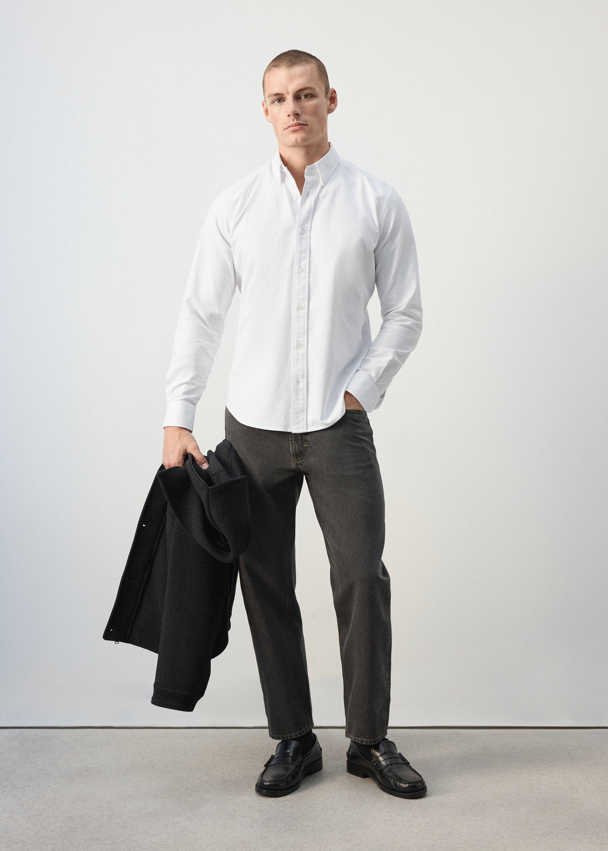 100% cotton Oxford shirt - General plane