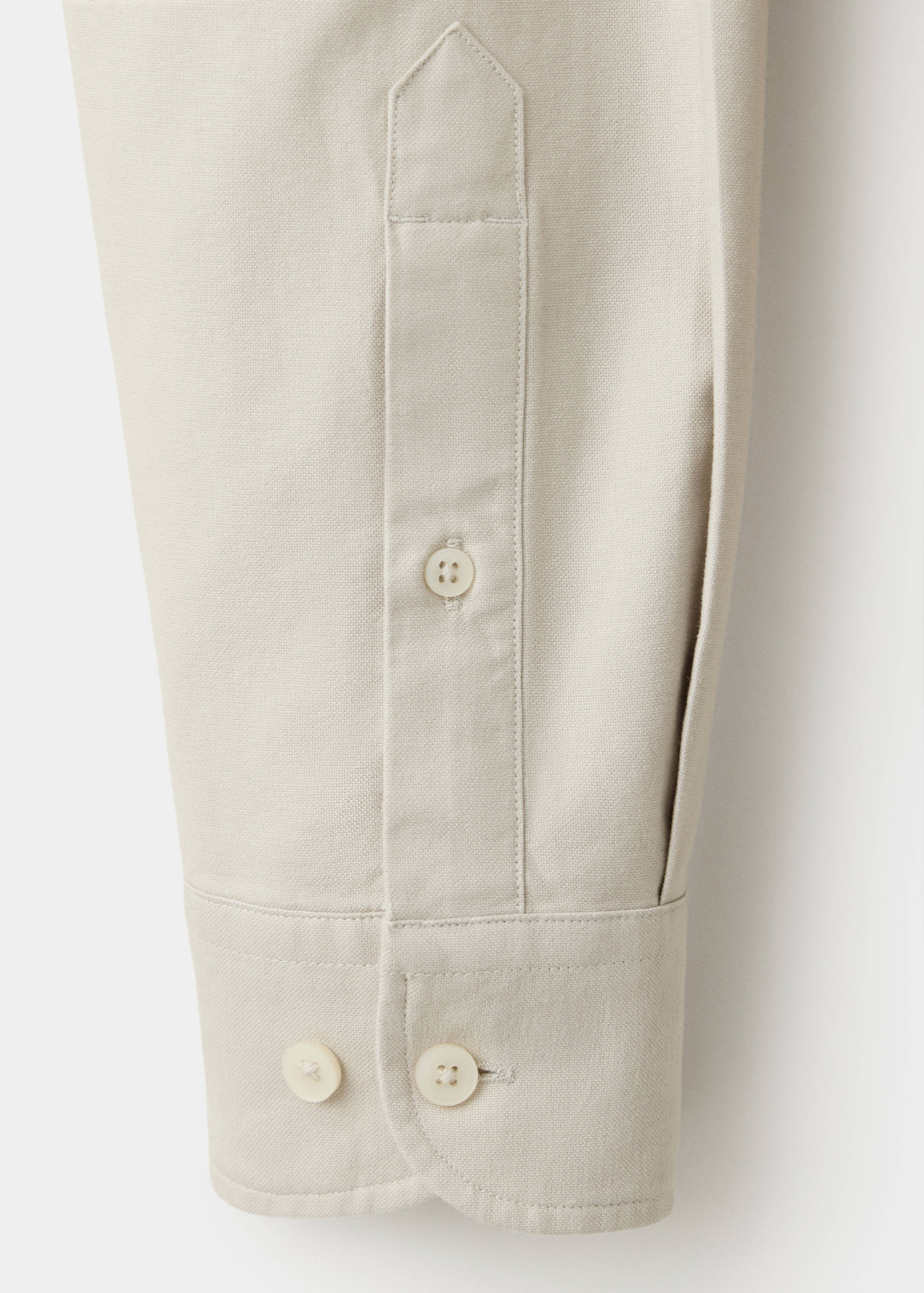 100% cotton Oxford shirt - Details of the article 0