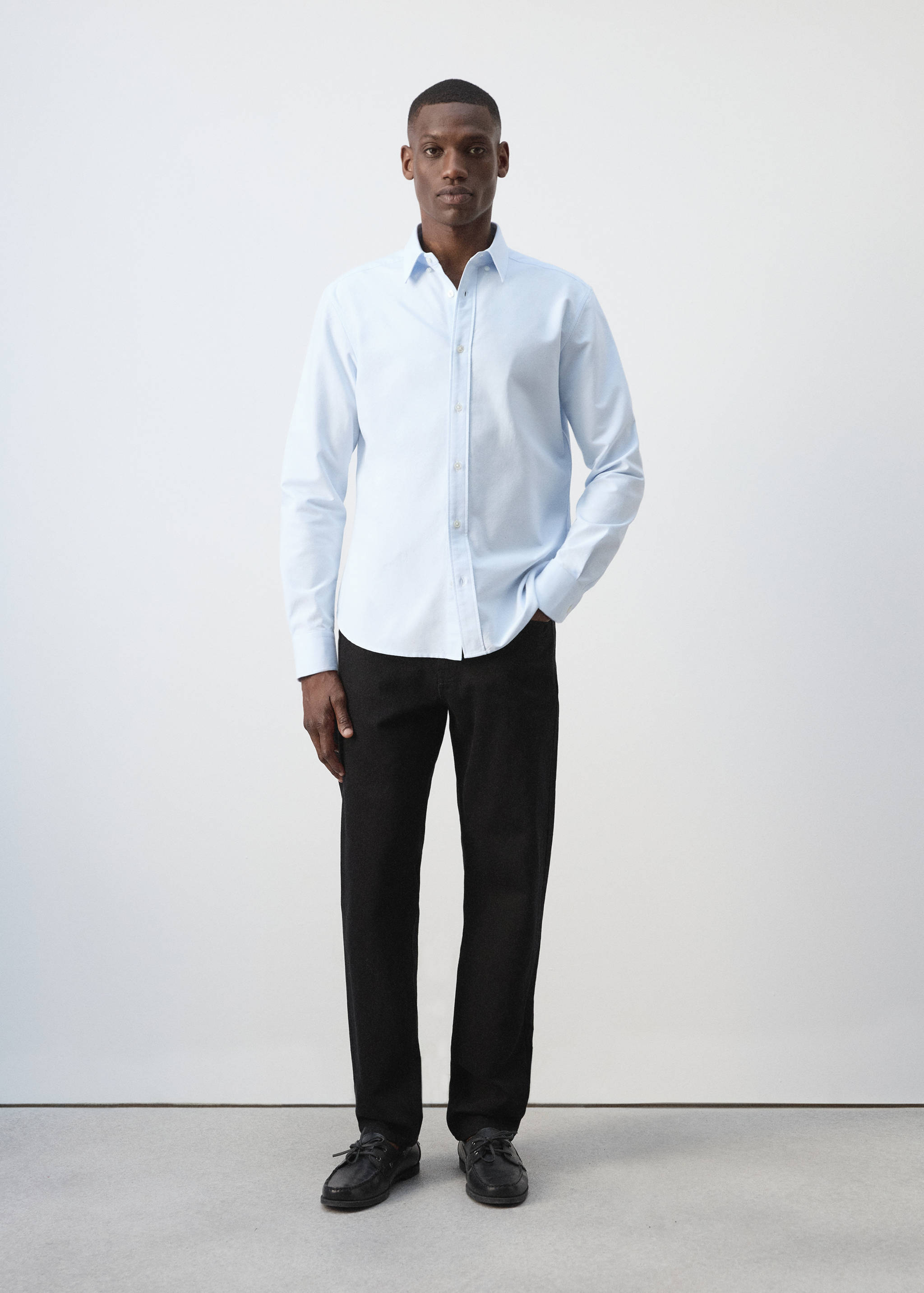 100% cotton Oxford shirt - General plane