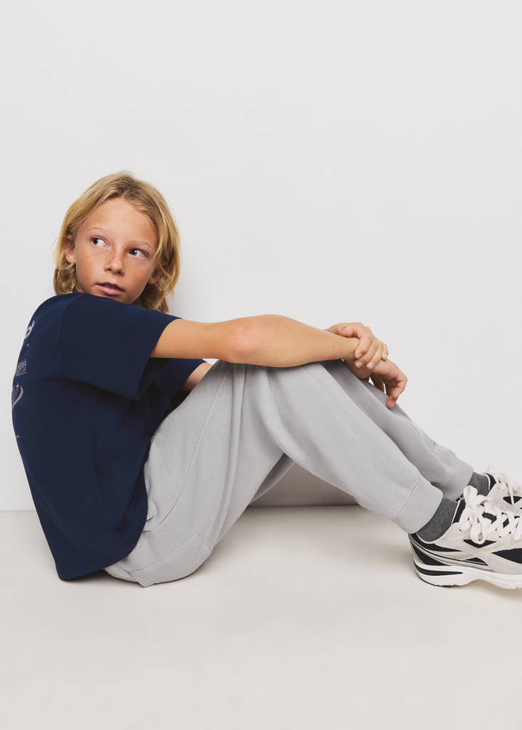Relaxed jogger trousers — Grey