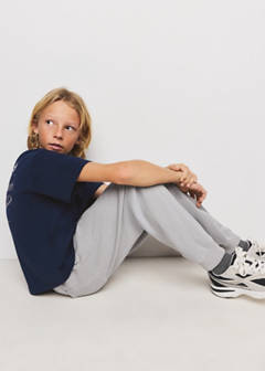 Relaxed jogger trousers — Grey 2