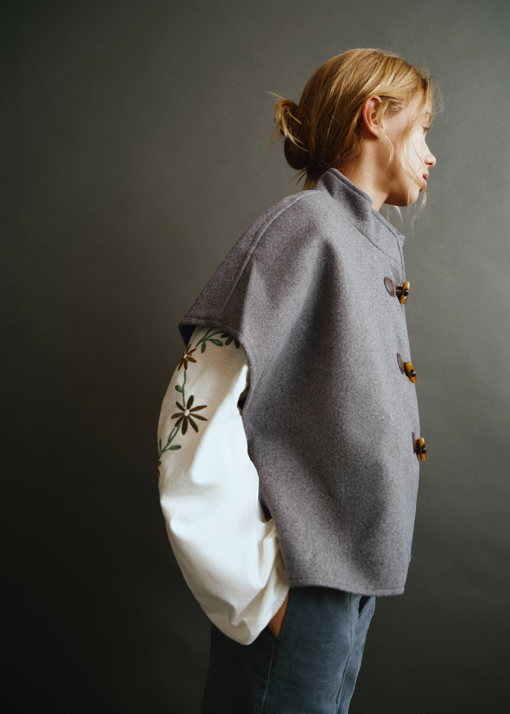 Duffle coat with toggle closure - Medium plane