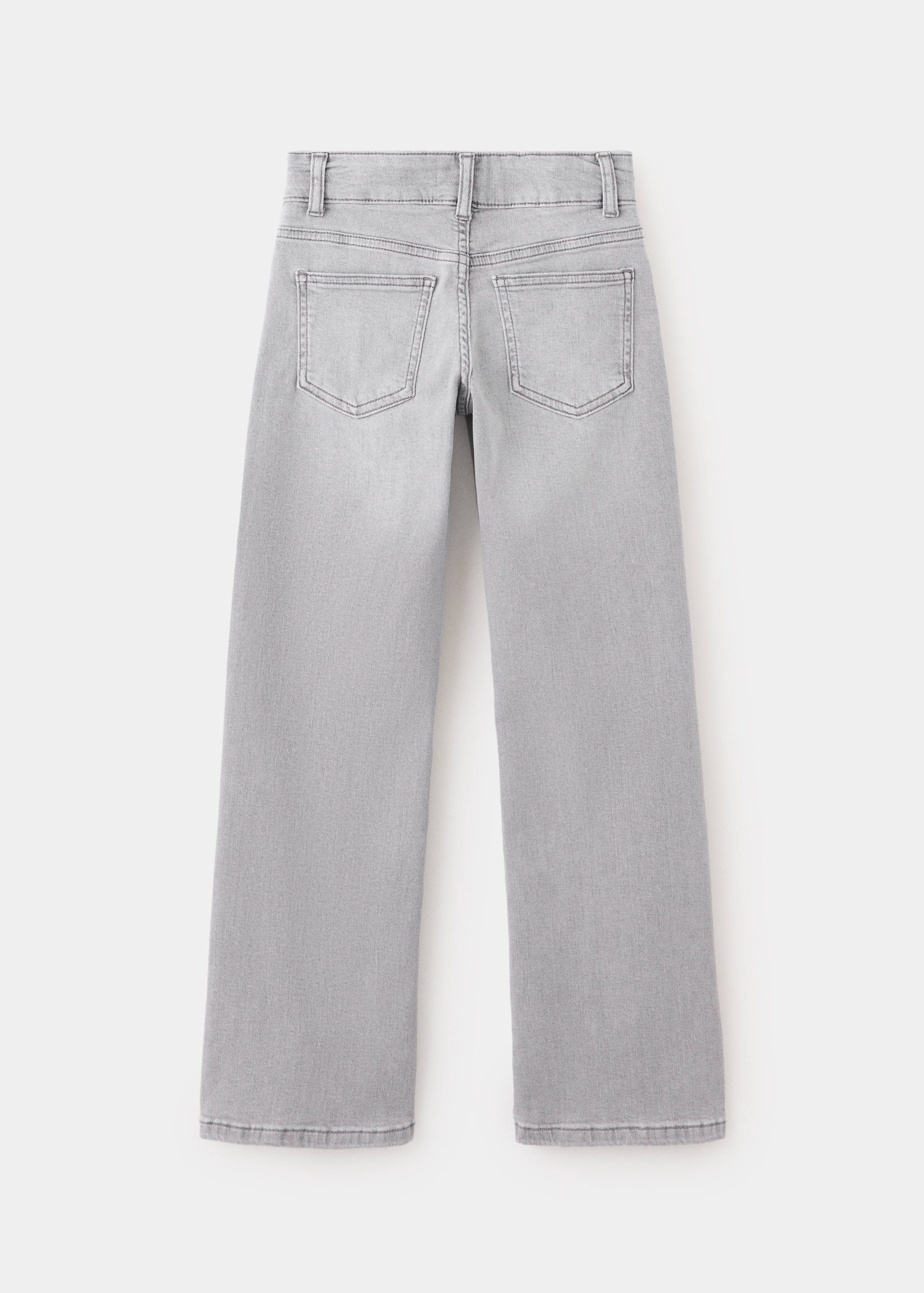 Flared jeans with stitched seams - Reverse of the article