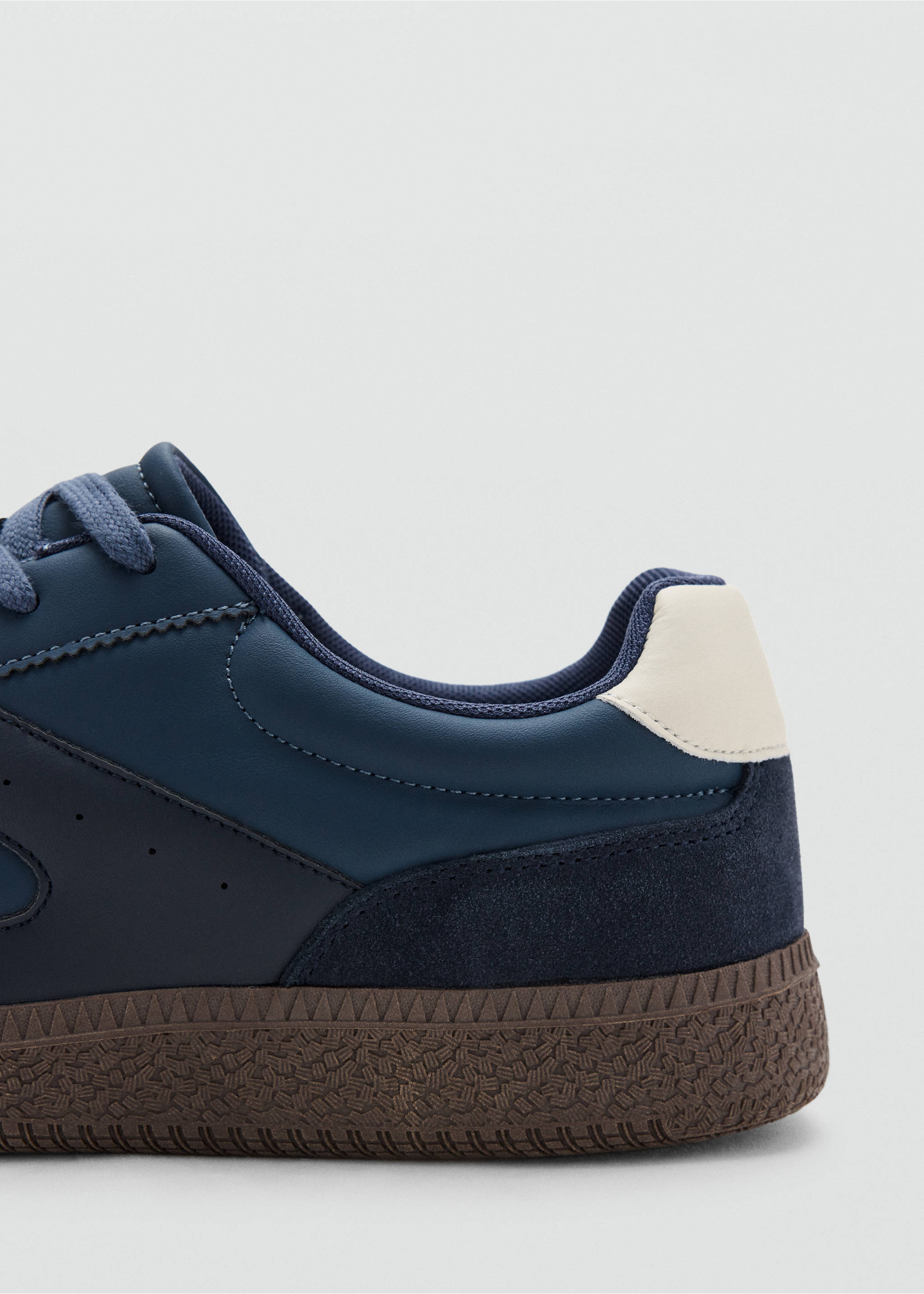 Combined design sneakers - Details of the article 1, Blue. Ref: 37074447-00.