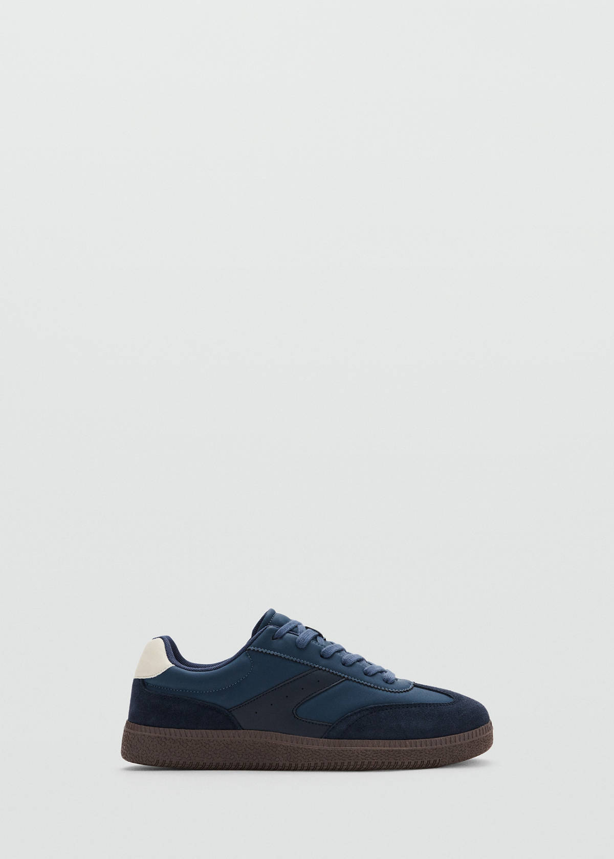 Combined design sneakers — Blue