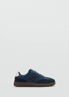 Combined design sneakers — Blue 1