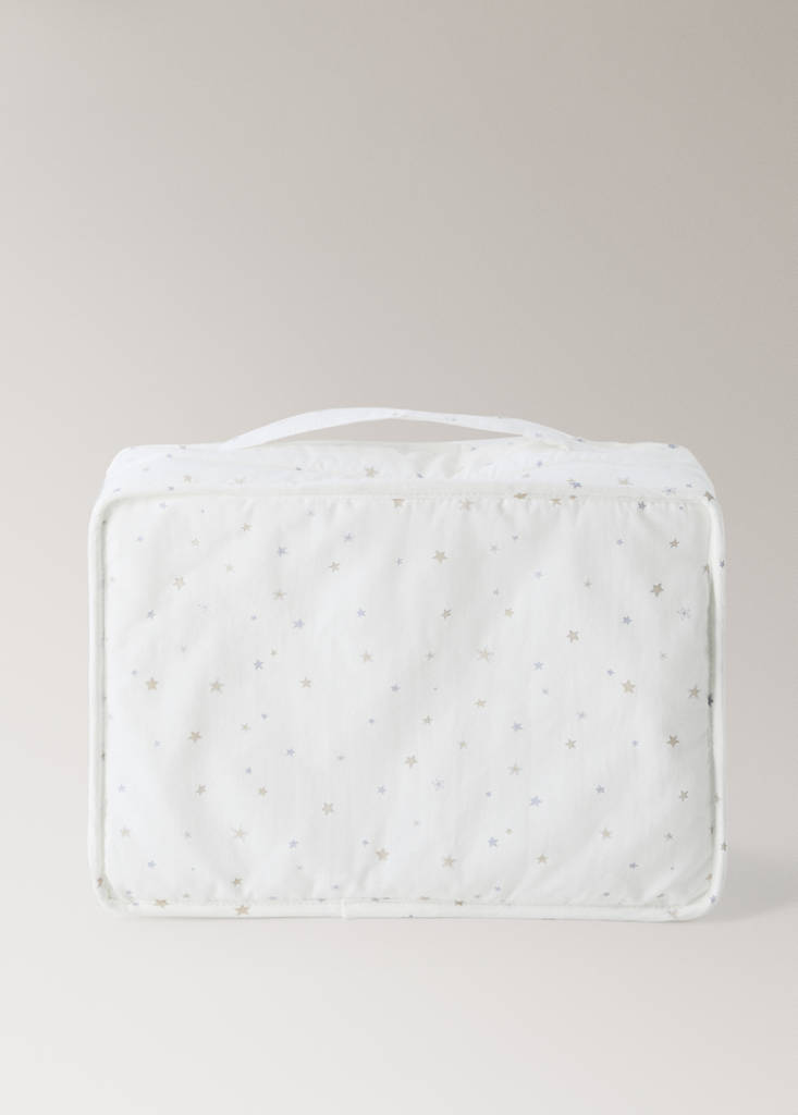 Star-print maternity bag — Grey