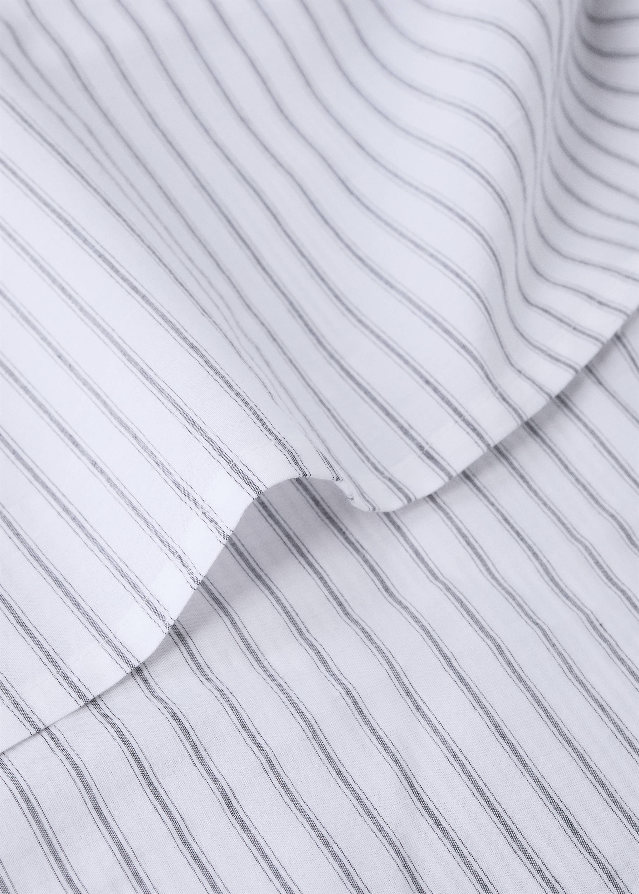 Bettwäsche für Babybett, 100 % Baumwolle, gestreift - Detail des Artikels 1