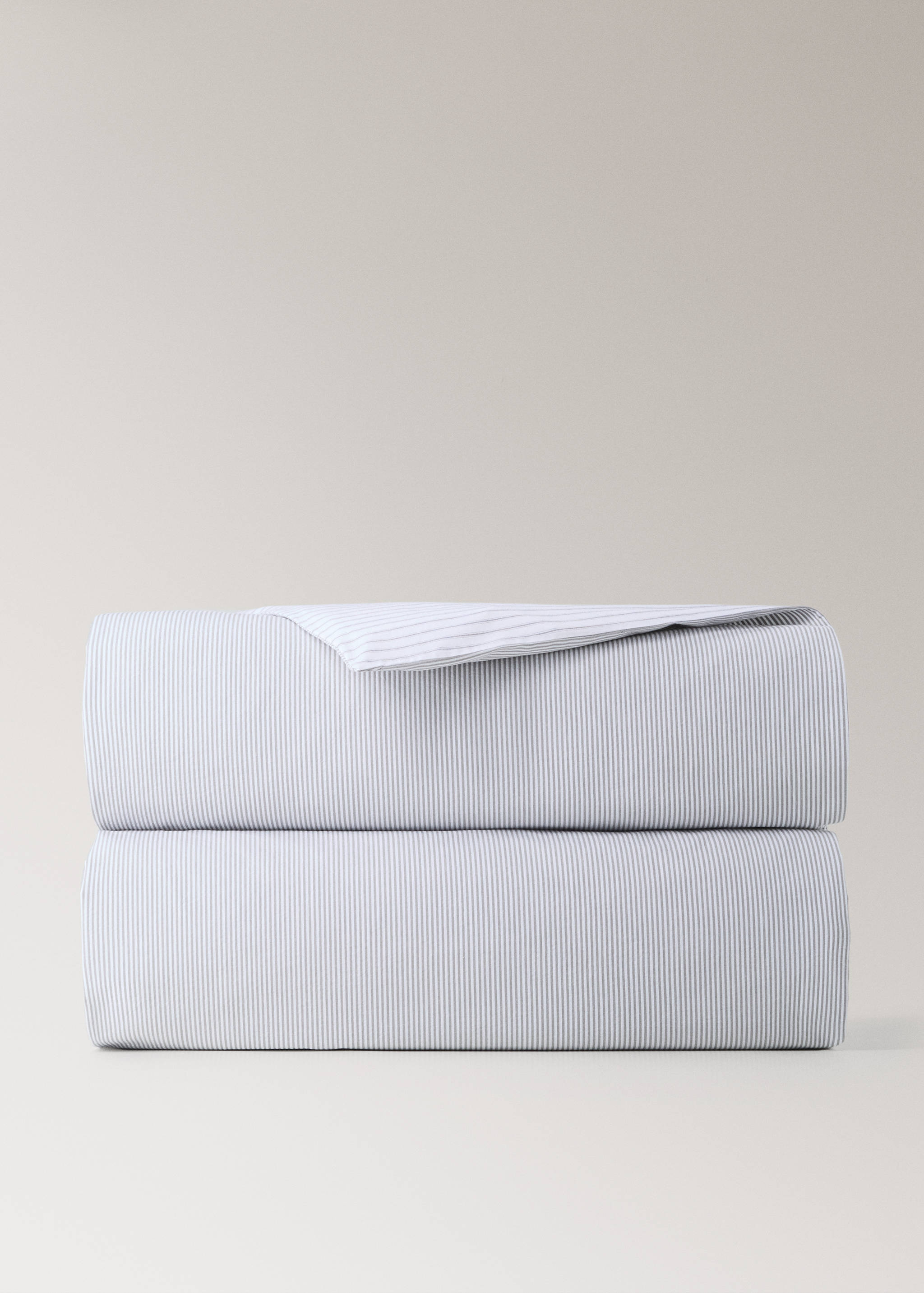 Bettwäsche für Babybett, 100 % Baumwolle, gestreift - Artikel ohne Model