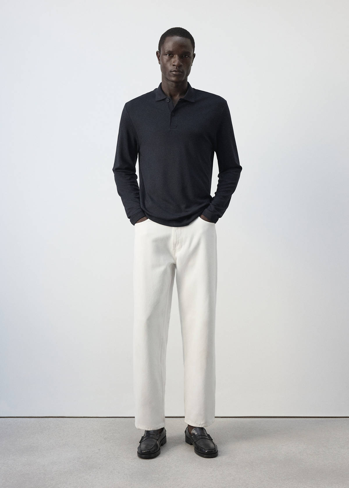 100% cotton regular-fit polo shirt