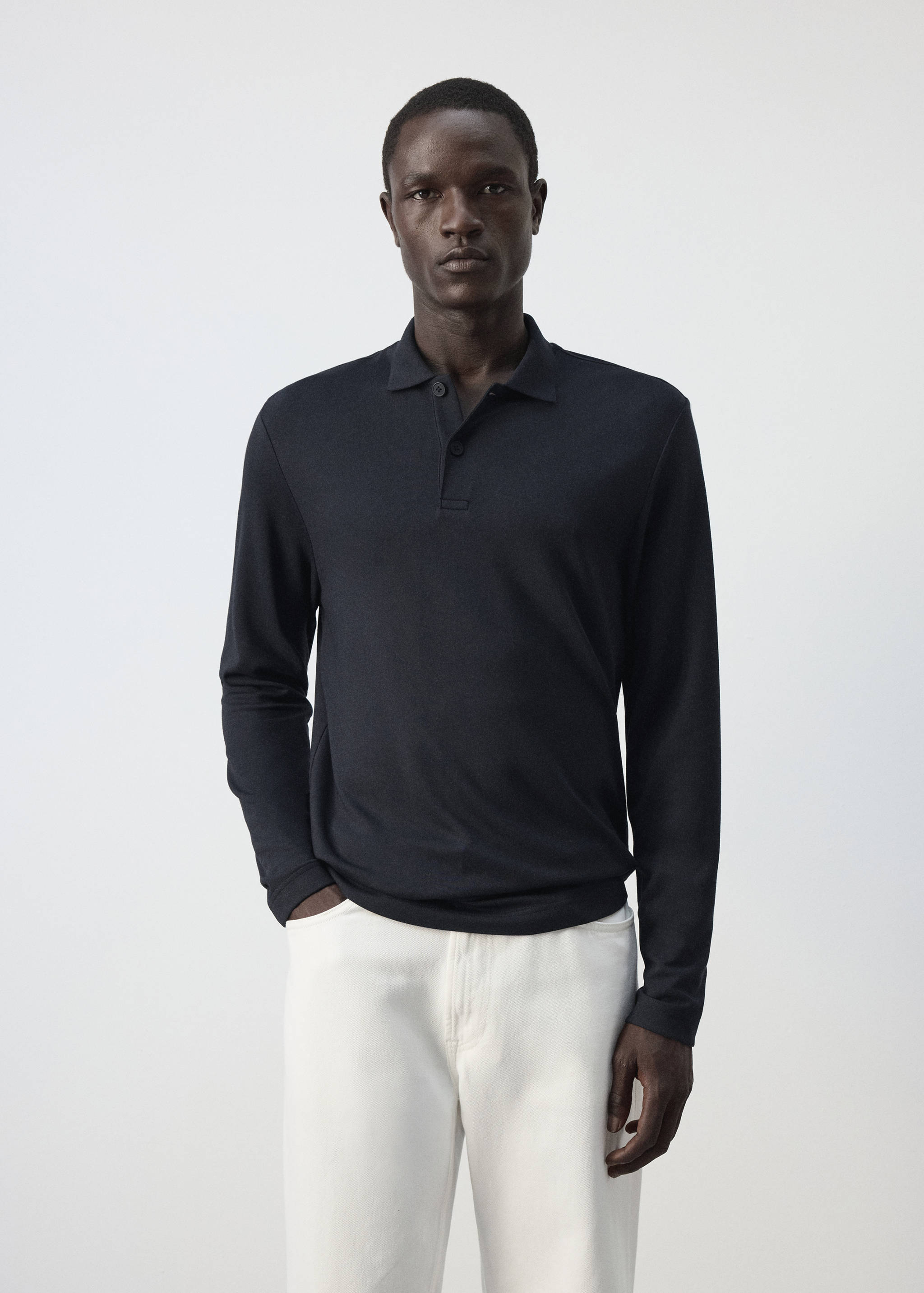 Polo 100% algodón regular fit - Plano medio