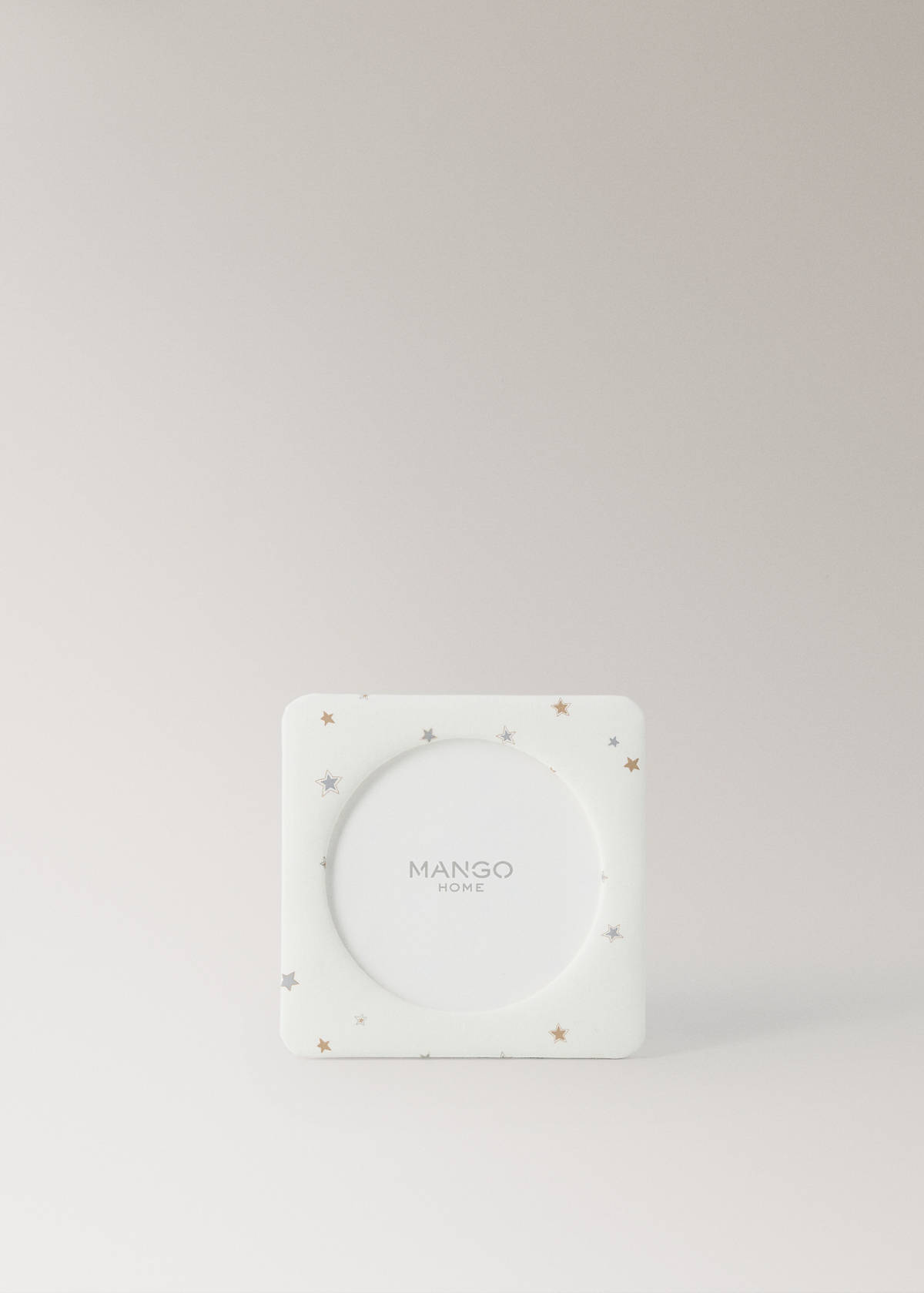 Children’s star photo frame — Off White