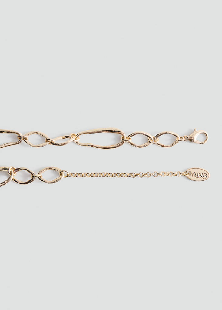 Flower beads necklace — Gold