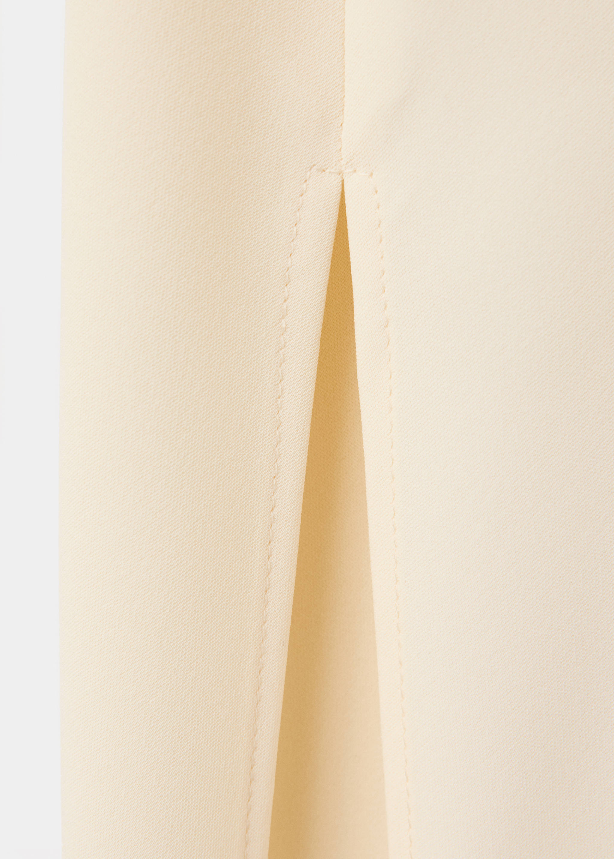 Elastic-waist skirt with slits - Details of the article 0