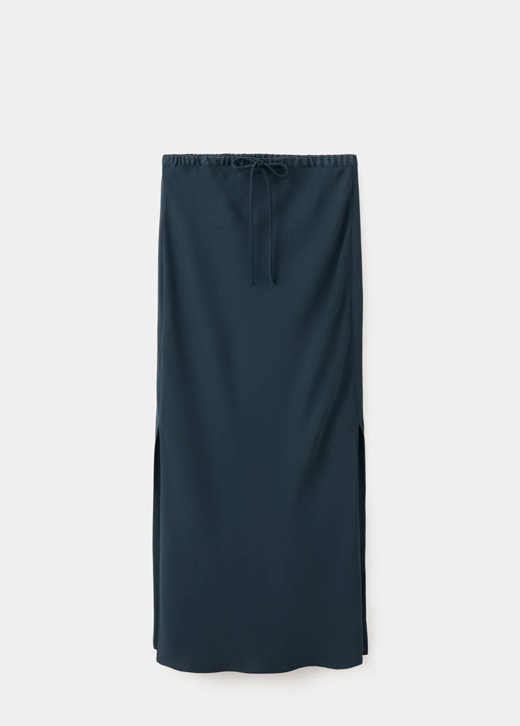 Elastic waist skirt with openings - thumbnail 4