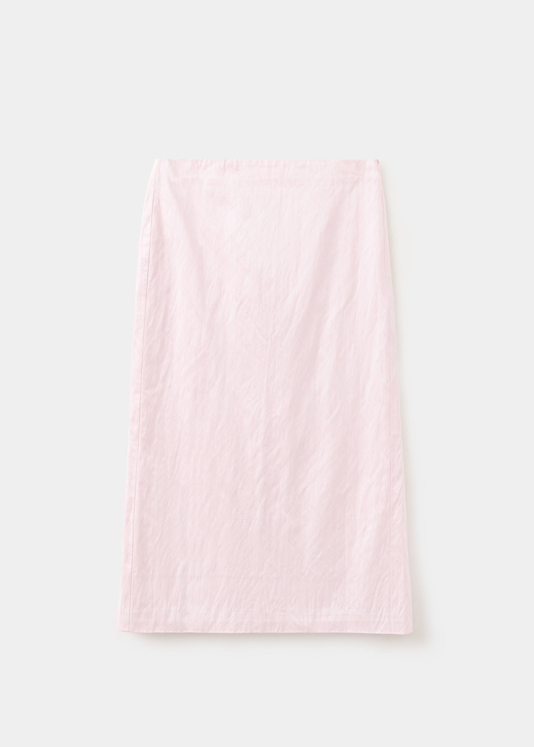 Midi satin skirt - Article without model