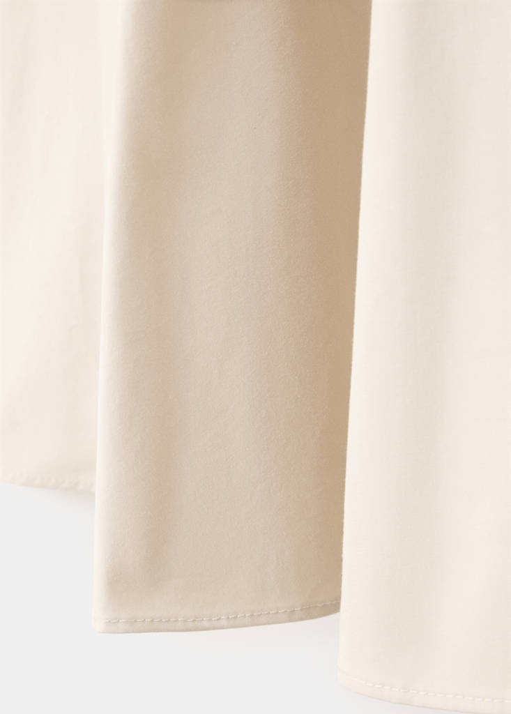 Flared midi-skirt — Ecru