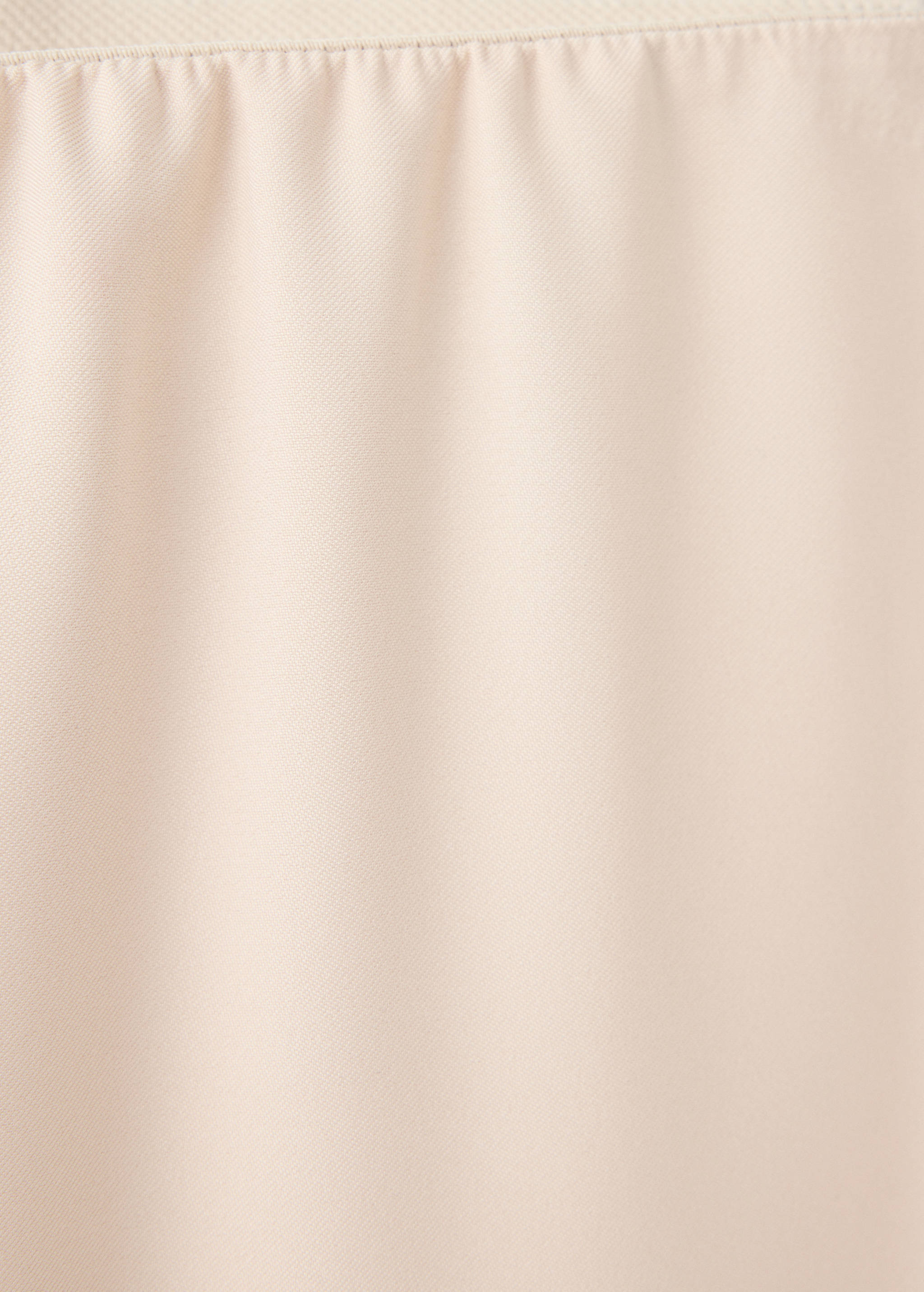 Satin straight-fit trousers - Details of the article 8