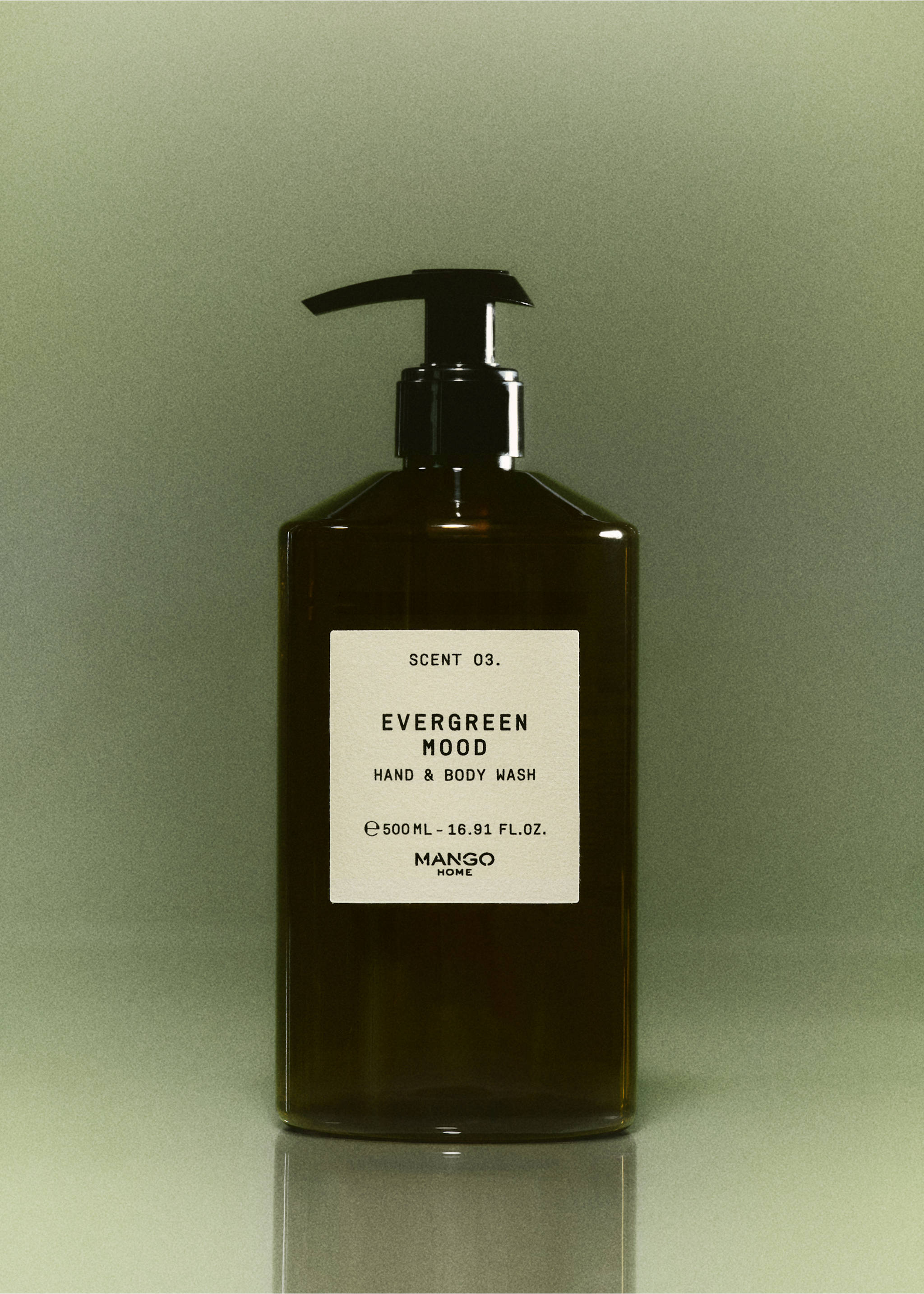 EVERGREEN MOOD liquid soap 500ml - General plane, Brown. Ref: 37074474-00.