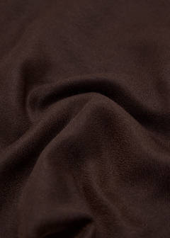 Frayed edge scarf — Chocolate 2