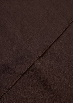 Frayed edge scarf — Chocolate 3
