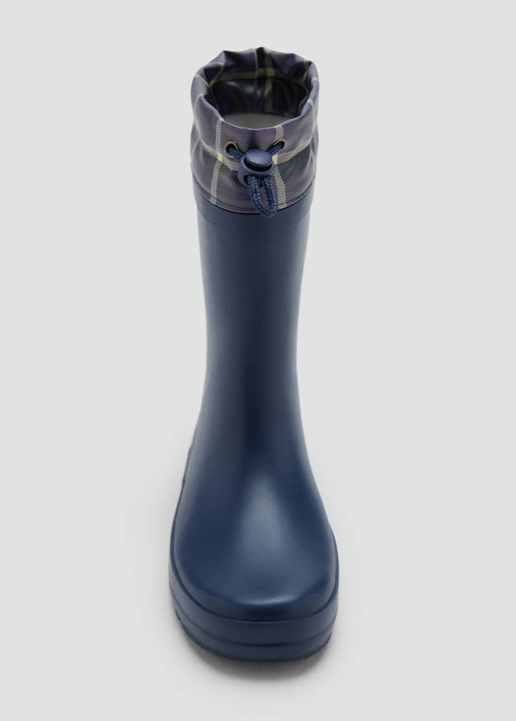 Check-detail checked rain boots - thumbnail 4