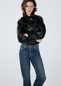 Slim-fit high-waist jeans — Dark Blue 4