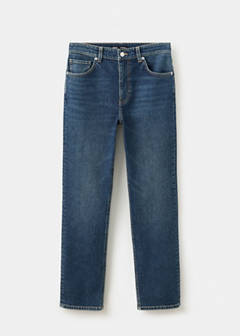 Slim-fit high-waist jeans — Dark Blue 8