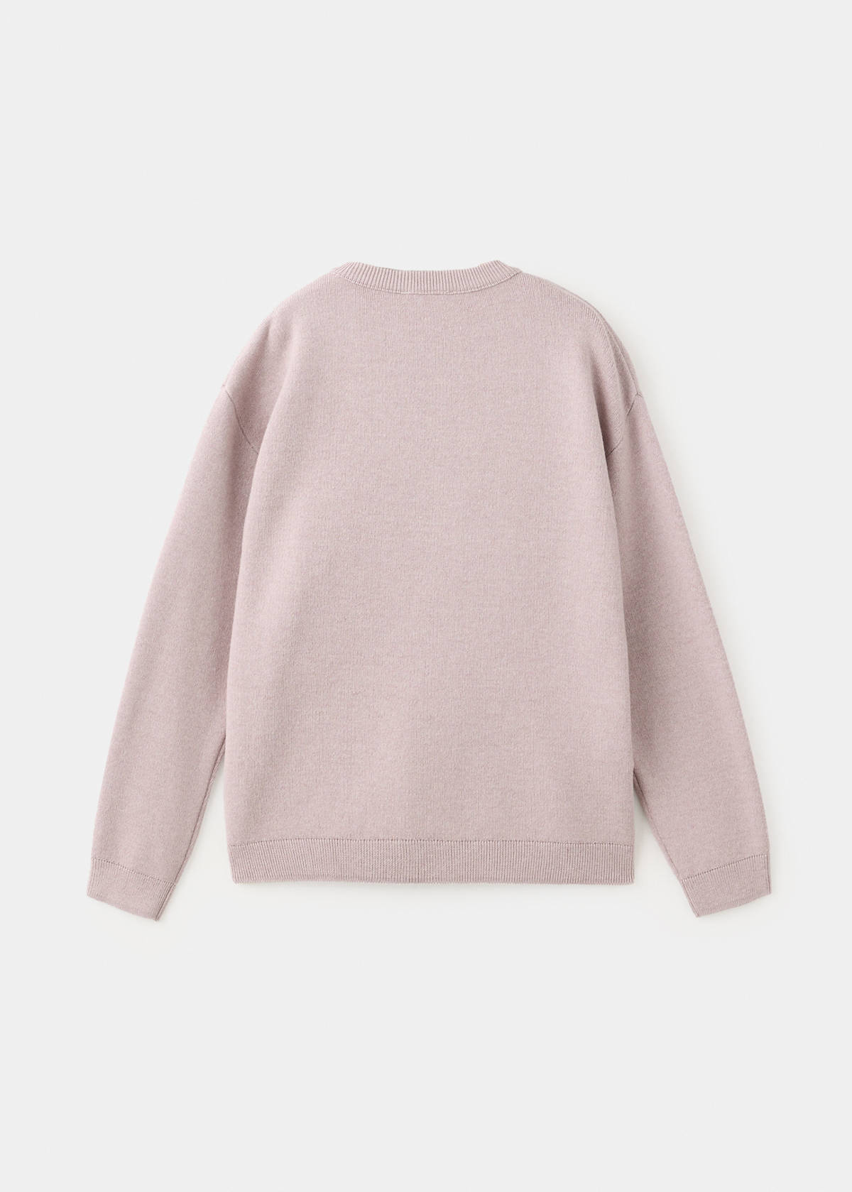 Knitted cotton sweater — Light/Pastel Purple