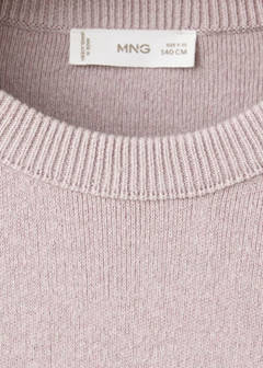 Knitted cotton sweater — Light/Pastel Purple 4