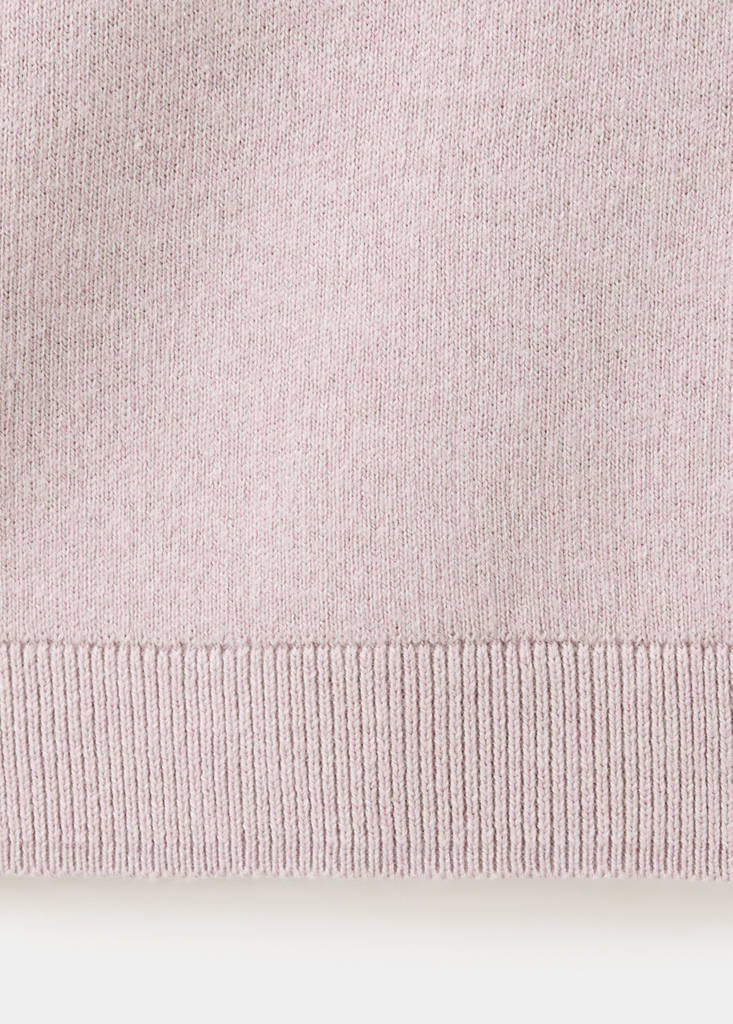 Knitted cotton sweater — Light/Pastel Purple
